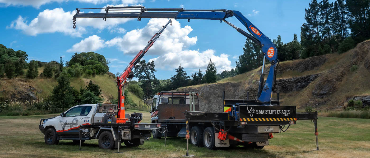 Smartlift cranes small and extra large hiabs